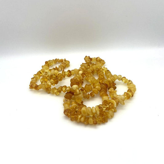 Long Multi-Scotch Amber Necklace