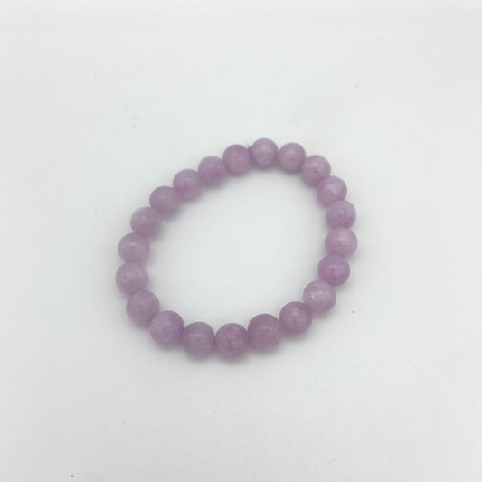 Lavender Quartz Bead Bracelet