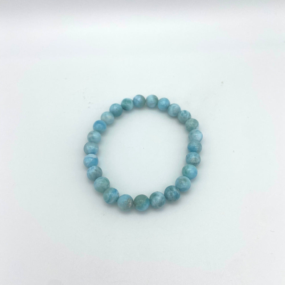 Larimar Bead Bracelet