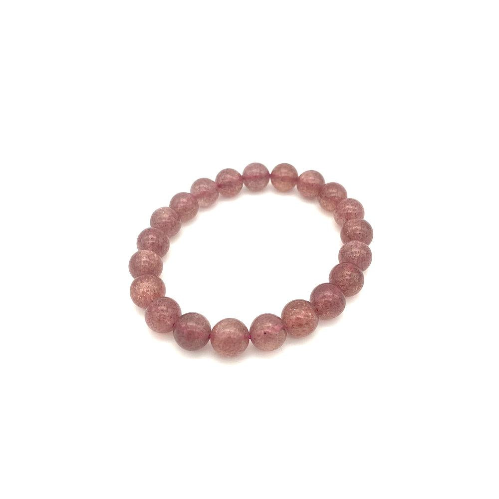 Sunstone Bead Bracelet