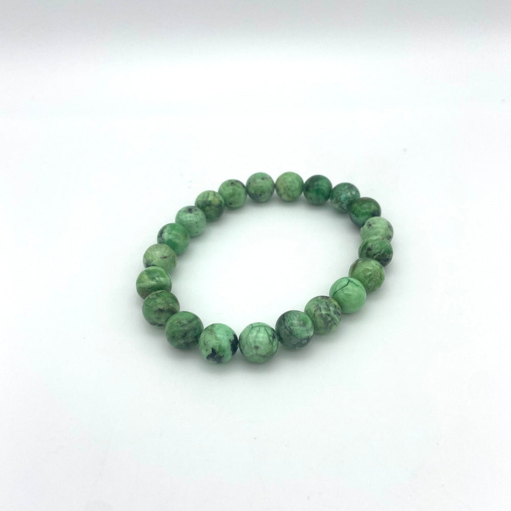 Ruby Zoisite Bead Bracelet