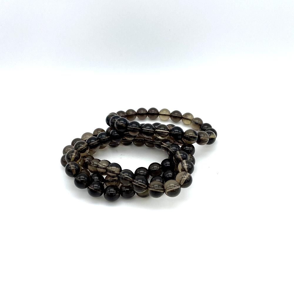 Smokey Quartz Bead Bracelet