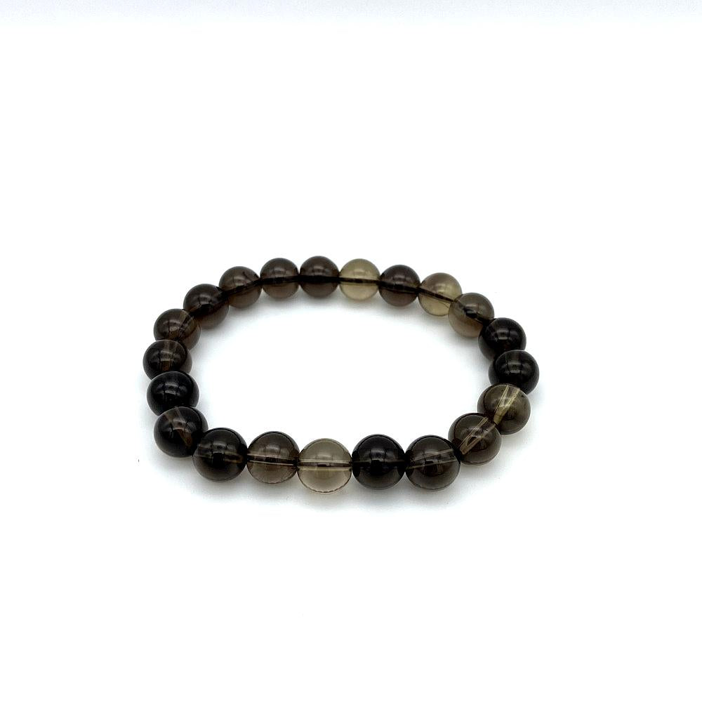 Smokey Quartz Bead Bracelet