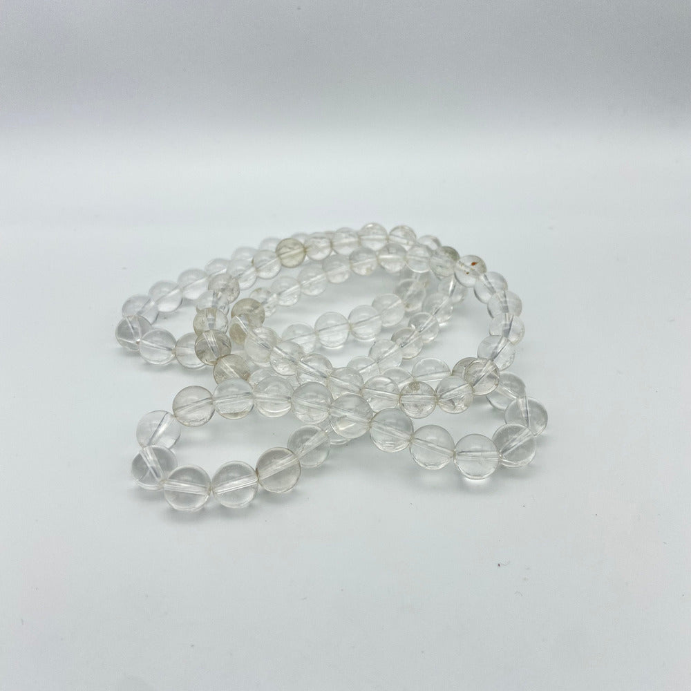 Clear Quartz Bead Bracelet