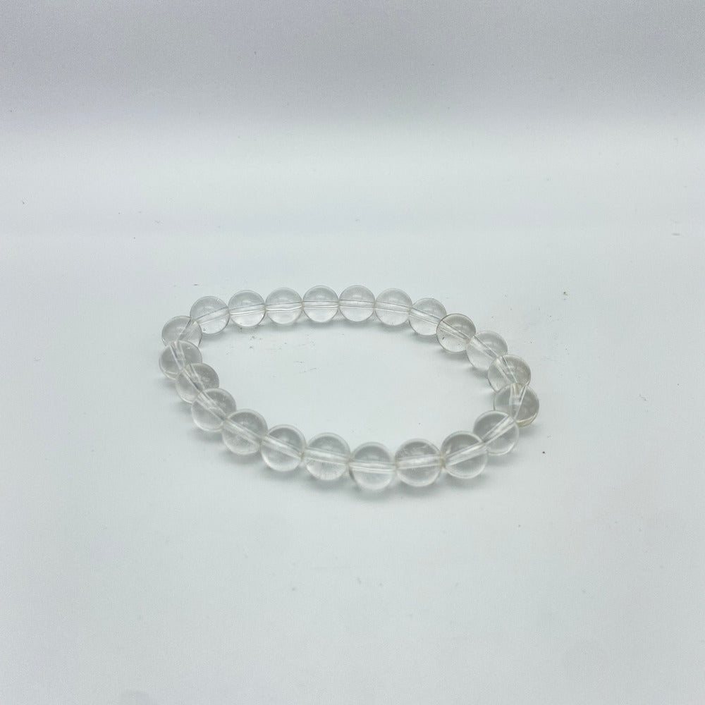 Clear Quartz Bead Bracelet