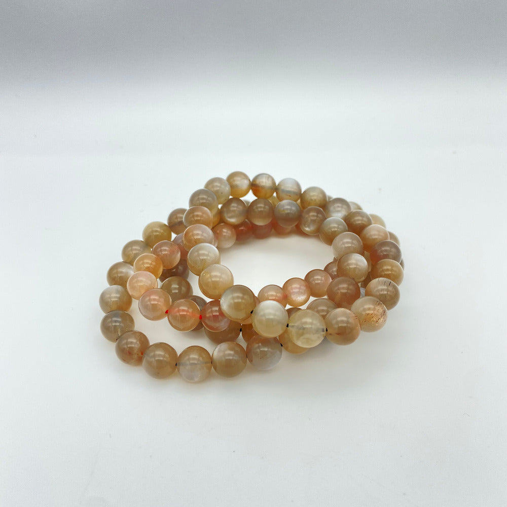 Moonstone Bead Bracelet