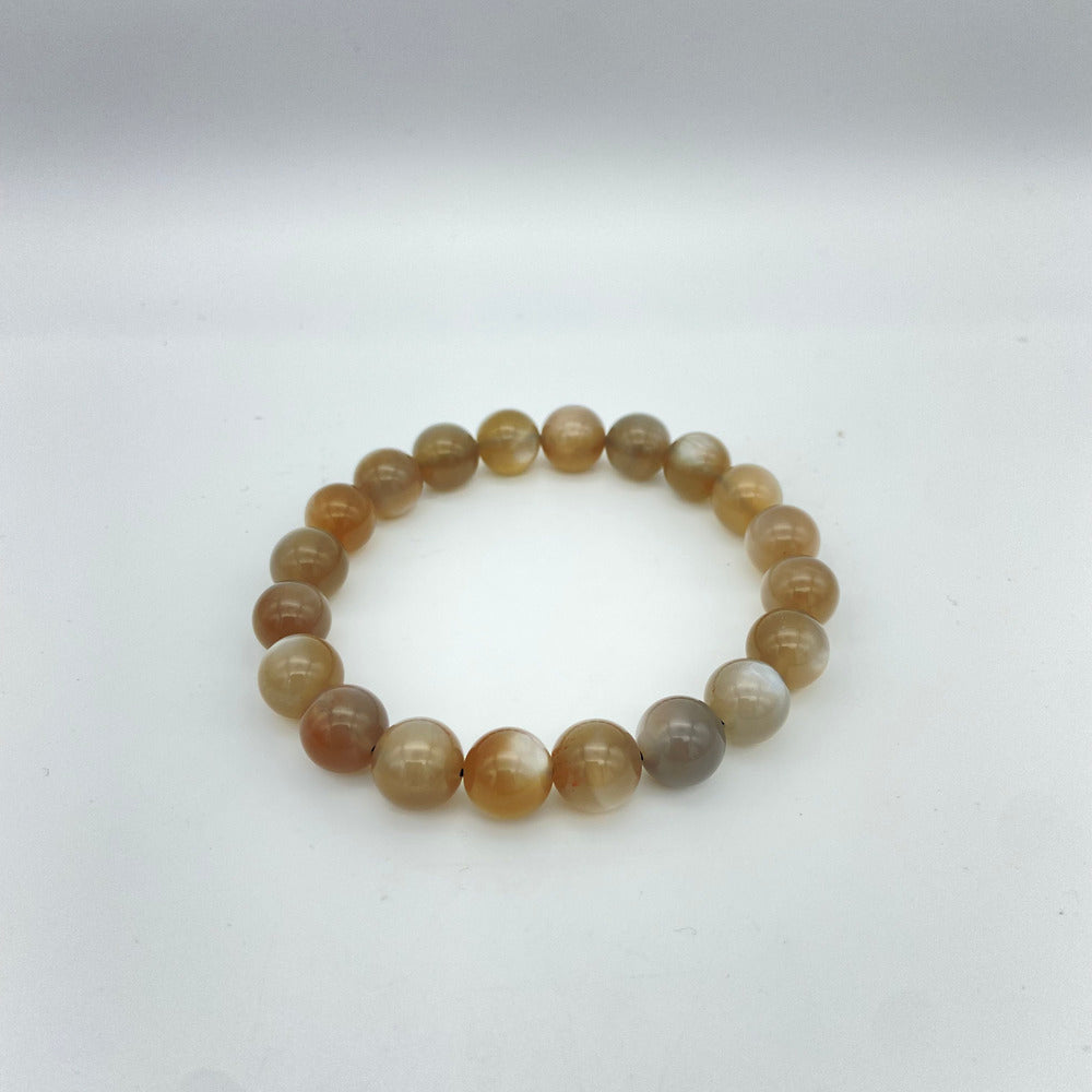 Moonstone Bead Bracelet