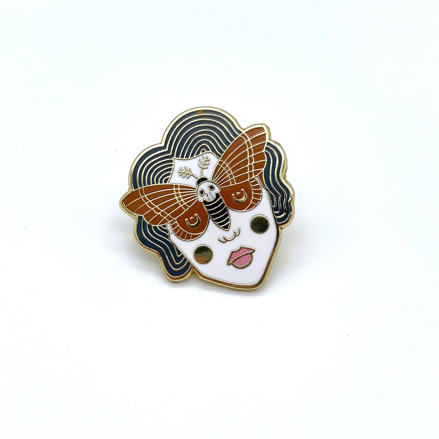 Blinded by Beauty – Moth Pin Series