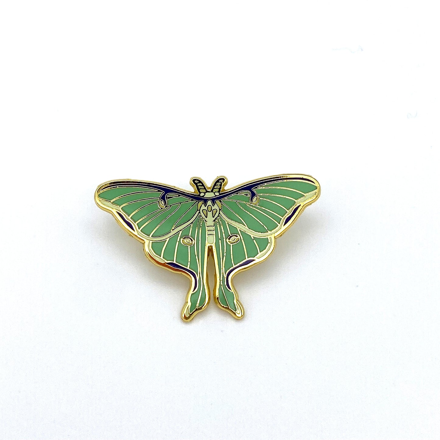 Luna Moth, Medium – Moth Pin Series