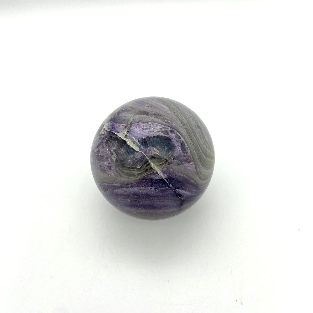 Silky Fluorite Sphere